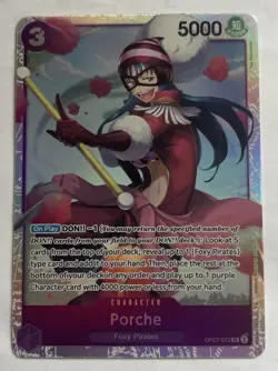 One Piece TCG - Porche OP07-072 Super Rare Foil English NEAR MINT 2024 - Image 1