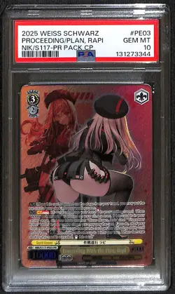 Weiss Schwarz Proceeding With the Plan, Rapi PR PSA 10 - Image 1