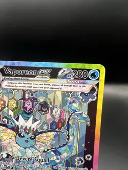 Pokemon Vaporeon Ex Special Illustration Rare SIR 149/131 Prismatic Evolutions - Image 3