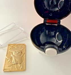 1999 Pokemon Pikachu 23K Gold Plated Trading Card Burger King Limited Edition - Image 1