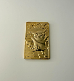 1999 Pokemon Pikachu 23K Gold Plated Trading Card Burger King Limited Edition - Image 3
