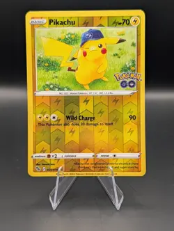 Pikachu - 028/078 - Pokemon GO - Reverse Holo - NM - Image 1