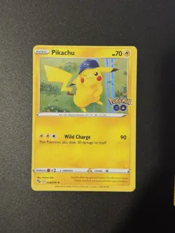MISCUT ERROR LOT x2 Pikachu Pokemon Go 028/078 Holo Rare NM - Image 3