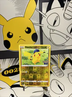 Pokemon Pikachu Reverse Holo 028/078 Pokemon Go LP/NM - Image 1