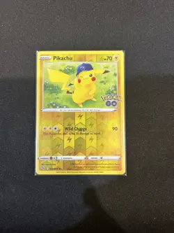 PIKACHU 028/078 Reverse Holo Rare Pokemon Go Pokemon Card Near Mint - Image 1