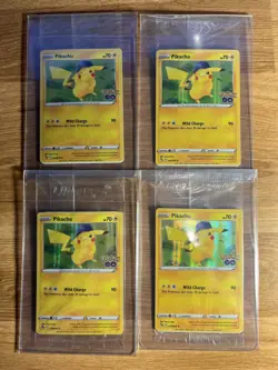 Pokemon TCG Pikachu Pokemon GO 028/078 Holo Rare Card Sealed - Image 3
