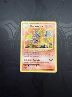 Pokemon TCG Evolutions XY Holo Rare Card Charizard 11/108 LP Condition - Image 1