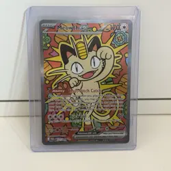 Pokemon TCG Meowth EX 121/088 ME03 Perfect Order Holo Illustration Rare Card - Image 3