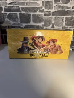 One Piece Card Game Tin Pack Set Vol. 2 - Sealed box - 12 Tins - Image 1