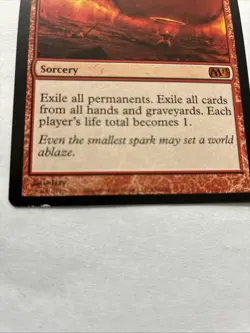 MTG Card Mythic Rare M13 Worldfire A Game Changer Card #158/240 New Condition - Image 3
