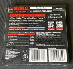 Godzilla Card Game Set 2 Booster Box "Monsters Raid Again" English Sealed 1st Ed - Image 2