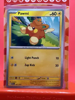 Pawmi 007/015 Pokemon Trading Card Game Promo Card McDonalds 2023 LP - NM - Image 1