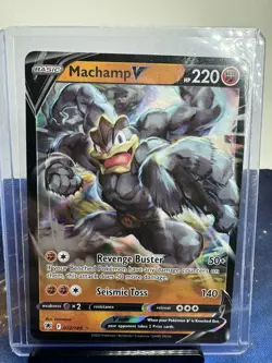 Machamp V 072/189 Ultra Rare Astral Radiance Holographic Pokemon Card Holo - Image 3