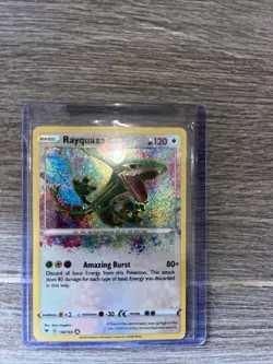 Pokemon TCG Rayquaza Vivid Voltage Holo Rare Card 138/185 - Image 1