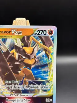 Kleavor VSTAR Holo Pokemon TCG Card Black Star Promo 2022 SWSH249 (P9) - Image 4