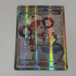 Pokemon Center Lady Full Art Ultra Rare Card 105/106 Pokemon TCG NM/LP - Image 1