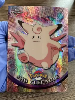 Clefable #36 Topps 2000 Spectra Chrome Pokemon Card — EXCELLENT CONDITION! - Image 3