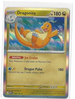 Dragonite 149/166 Holo Pokemon 151 English Card - Image 1