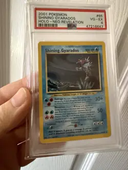 Pokemon Shining Gyarados 65/64 Neo Revelation Holo PSA 4, Affordable Grail Card! - Image 1