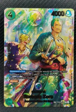 One Piece Roronoa Zoro SP OP14-EB04/PRB02-006 English NM - Image 1