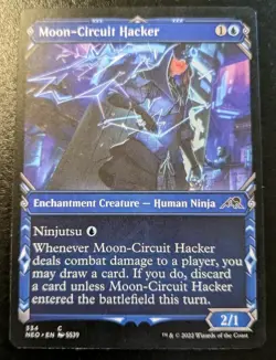 Moon-Circuit Hacker (Showcase) 334 NEO Common Kamigawa: Neon Dynasty MTG - Image 1