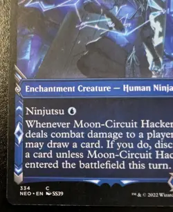 Moon-Circuit Hacker (Showcase) 334 NEO Common Kamigawa: Neon Dynasty MTG - Image 4