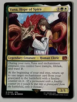 MTG Final Fantasy Yuna, Hope of Spira Legendary Creature MYTHIC REGULAR #0250 - Image 1