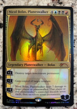 Magic The Gathering MTG - Nicol Bolas, Planeswalker #10 - Promos FOIL NM/M - Image 1