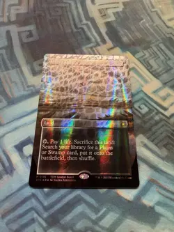 MTG Borderless Dragonscale Foil Marsh Flats NM Unplayed Special Guests - Image 4