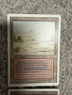 Magic the Gathering Revised Edition Dual Land Badlands x 4 (Play set) - Image 3
