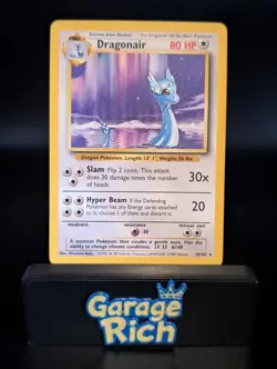 Dragonair 18/102 - LP - Base Set Unlimited Rare WOTC Vintage Pokemon TCG 1999 - Image 1