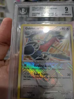 Pokemon Card BGS PSA 9 GABITE Reverse Holo STAFF Promo 59/147 Supreme Victors - Image 2