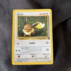 Eevee - Team Rocket Pokemon Card Set 55/82 Vintage WOTC LP combined postage - Image 1