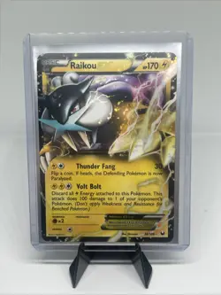 Pokemon TCG Raikou EX 38/108 Dark Explorers Ultra Rare Holo Card - Image 3