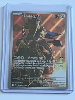 Zamazenta 201 / 182 Pokemon Destined Rivals 2025 Near Mint Illustration Rare - Image 1