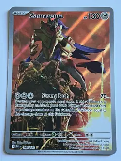 Zamazenta 201 / 182 Pokemon Destined Rivals 2025 Near Mint Illustration Rare - Image 4