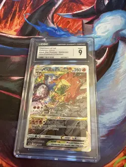 Pokemon TCG Charizard VSTAR SWSH262 Holo Black Star Promo - CGC 9 - Image 1