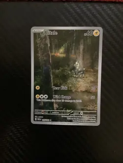 Pokemon TCG Blitzle Paradox Rift 195/182 Holo Illustration Rare Near Mint - Image 1