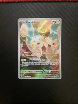 PACHIRISU 208/198 Illustration Rare Scarlet & Violet Pokemon TCG NM - Image 1