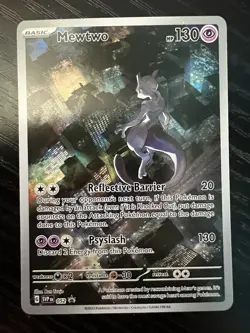 Pokemon TCG Mewtwo 052 Promo Scarlet And Violet 151 NM - Image 1
