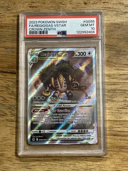 GRADED PSA 10 2023 Pokemon SWSH FA/Regigigas VStar Crown Zenith #GG55 - Image 1