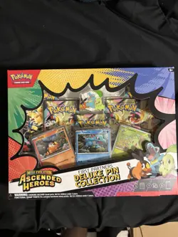 Pokemon Ascended Heroes First Partner Deluxe Pin Collection Sealed New - Image 1