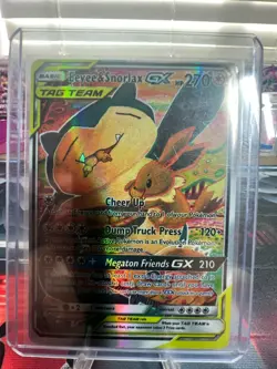 2019 Pokemon Eevee & Snorlax GX SM Black Star Promo - Image 3
