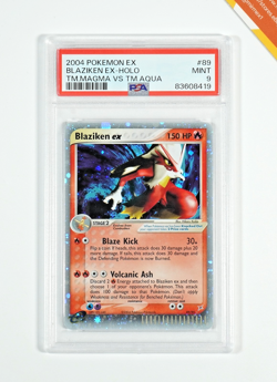Pokemon PSA 9 Blaziken Ex #89 Holo EX Team Magma Vs Team Aqua 2004 English - Image 1