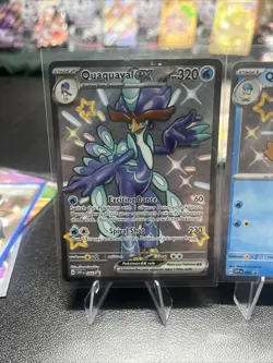 Quaxly 082 Quaxwell 083 Quaquaval ex 084 Paldean Fates Shiny NM Pokemon TCG Set - Image 2