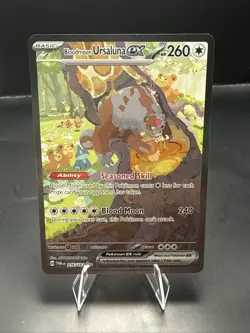 Pokemon Bloodmoon Ursaluna ex 216/167 SV06 Twilight Masquerade Holo - Image 1
