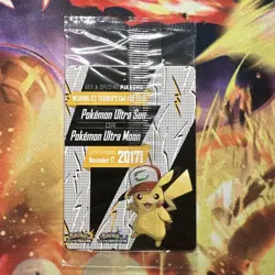 Sealed NM-Mint Ash's Pikachu - SM108 - Promo - SM Black Star Promo Pokemon - Image 2