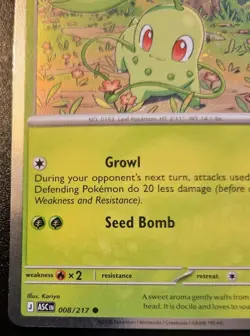 Chikorita 008/217 Cosmos Holo Common Promo Ascended Heroes Pokemon TCG - Image 4