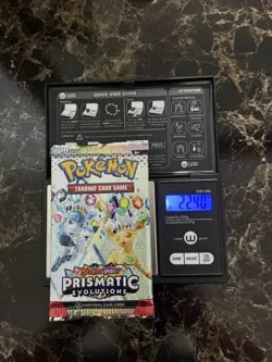 Heavy 22.40! Pokemon Prismatic Evolutions Booster Pack Sealed! Demi-God Pack!U - Image 1