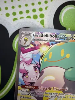Iono’s Bellibolt EX 183/159 Journey Together Special Illustration Rare Pokemon - Image 2